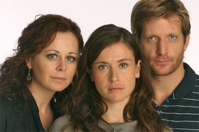 Geraldine Hughes, Hannah Cabell and Paul Sparks Photo