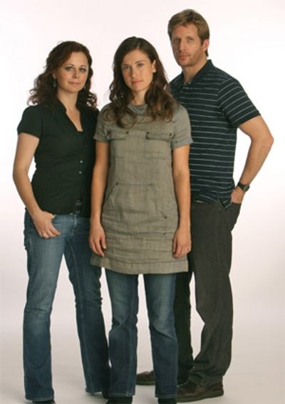 Geraldine Hughes, Hannah Cabell and Paul Sparks Photo