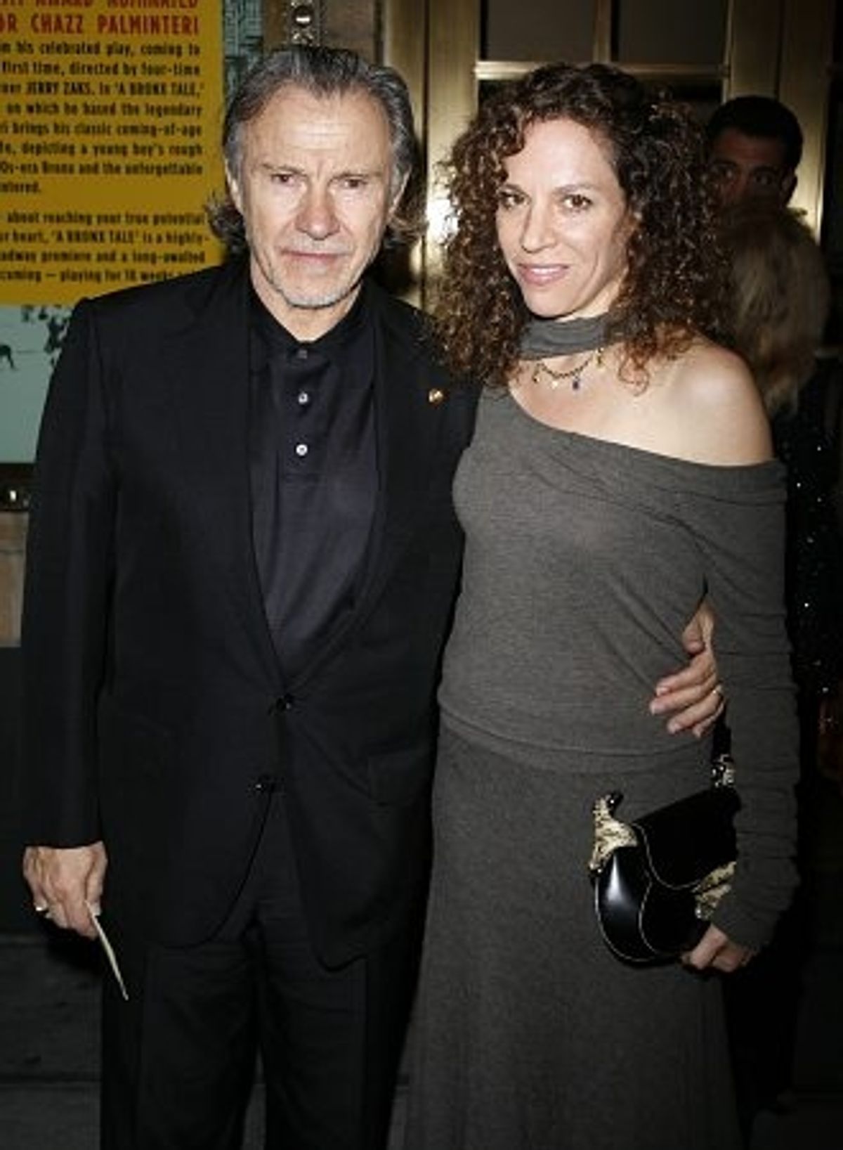 Harvey Keitel and wife at 