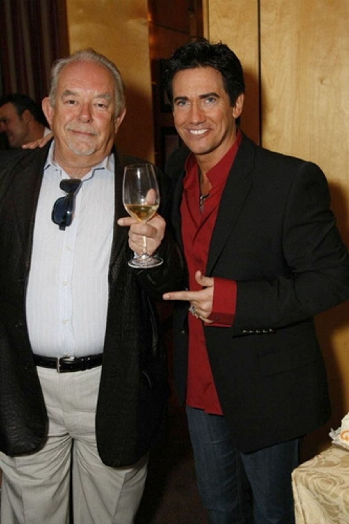 Robin Leach and Gordie Brown at 
