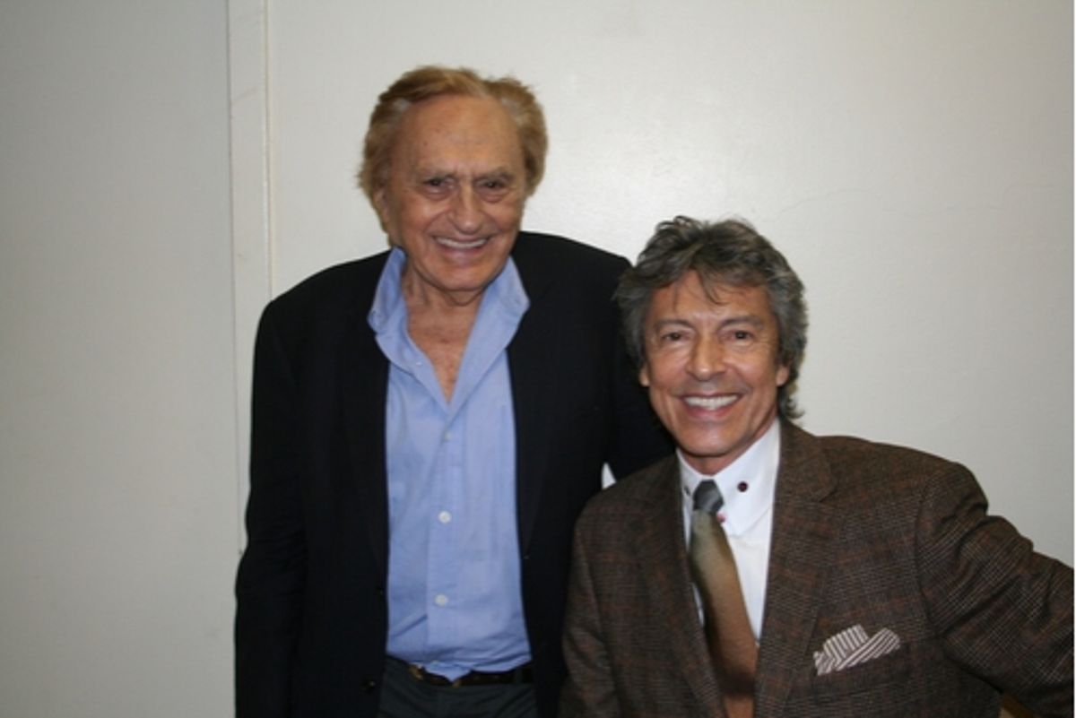 Joseph Stein and Tommy Tune at 'The Baker's Wife' York Theatre Opening