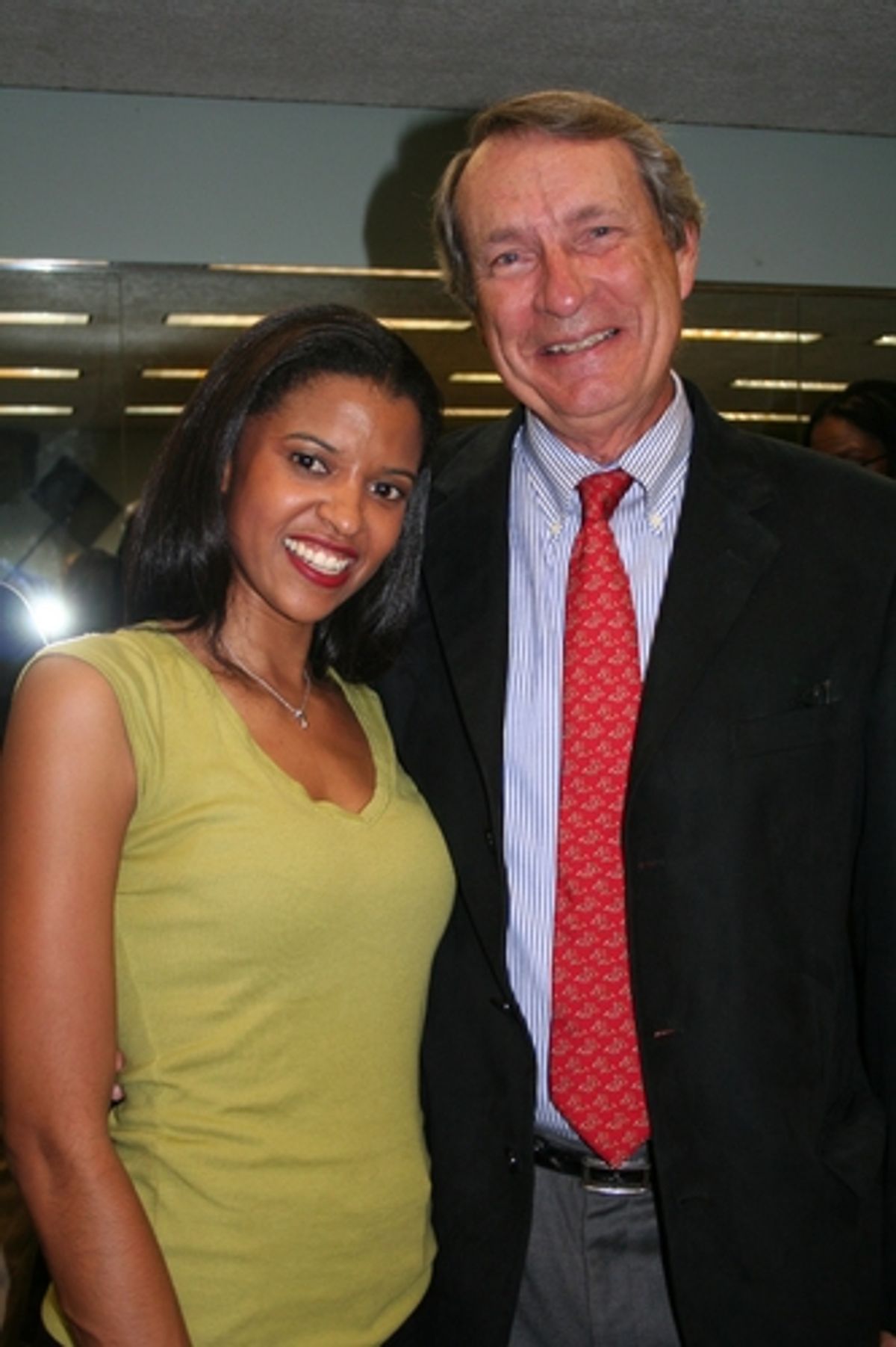 ReneÃ© Elise Goldsberry and David McCoy at 