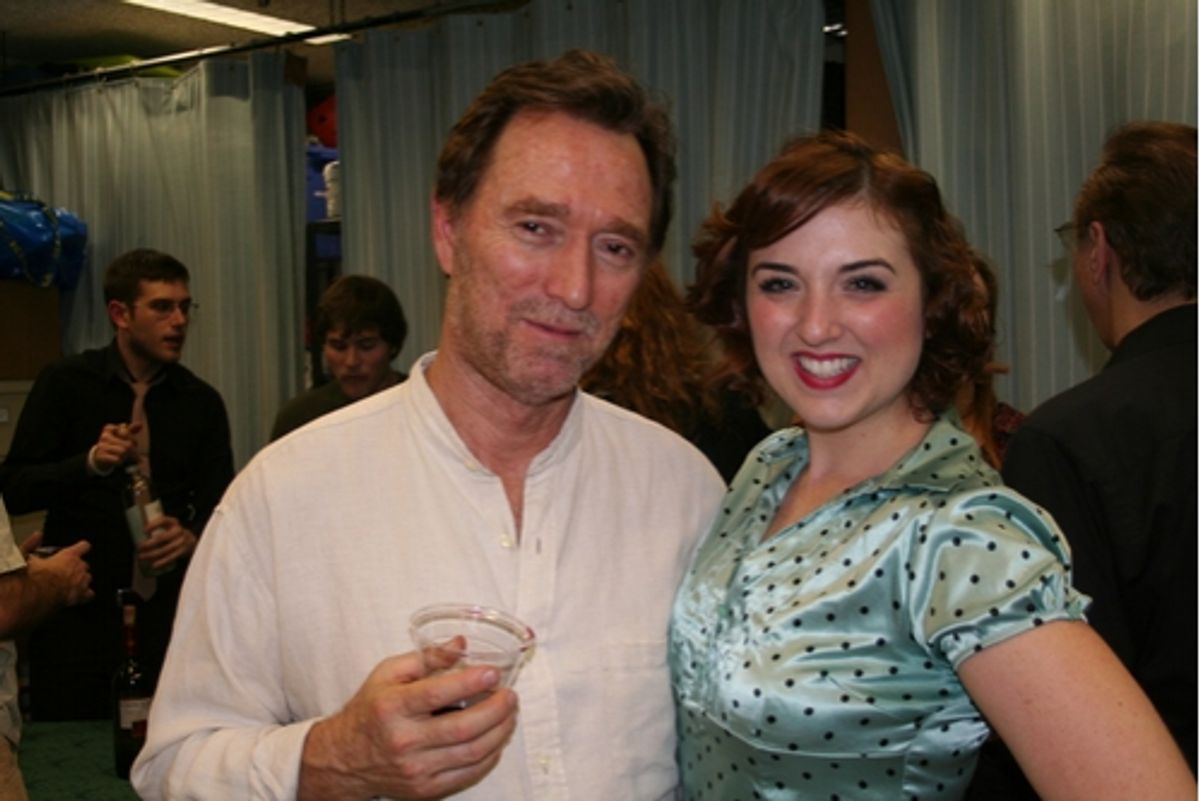 Michael Medeiros (Barnaby) and Jacque Carnahan at 'The Baker's Wife' York Theatre Opening