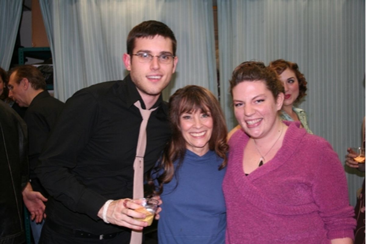 Jed Knight (Graphics), Gay Marshall and Shahna Sherwood (Development Associate) at 