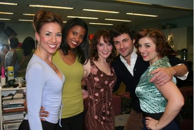 Wendi Bergamini, ReneÃ© Elise Goldsberry, Betsy DiLellio, Max von Essen and Jacque  Photo