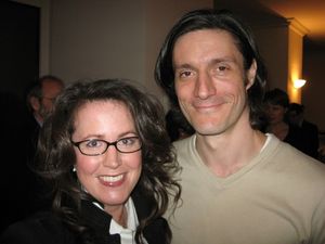 Gareth Saxe (Joey) and wife Meredith @ BroadwayWorld Gareth Saxe (Joey) and wife Meredith Photo