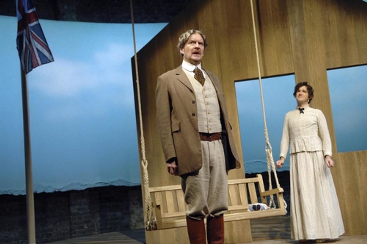 James Fleet (Clive) and Bo Poraj (Betty) at 