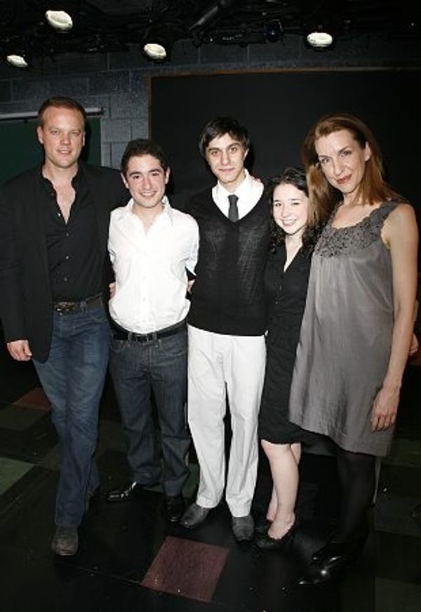 Jason Moore, Jason Fuchs, Gideon Glick, Sarah Steele and Susan Blackwell Photo