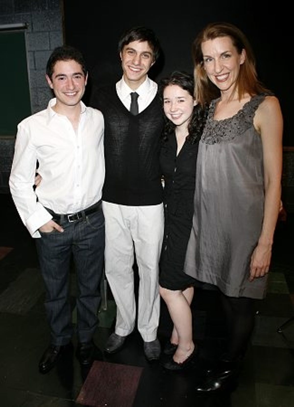Jason Fuchs, Gideon Glick, Sarah Steele and Susan Blackwell at 