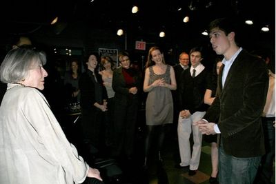 Mary Rodgers and Stephen Karam (with cast) Photo