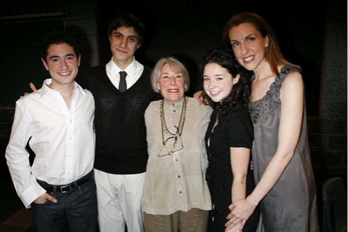 Jason Fuchs, Gideon Glick, Mary Rodgers, Sarah Steel and Susan Blackwell at 