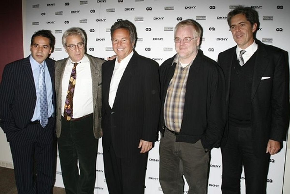 John Ortiz, John Gould Rubin, Mark Webber, Philip Seymour Hoffman and Peter Hunsinger at 