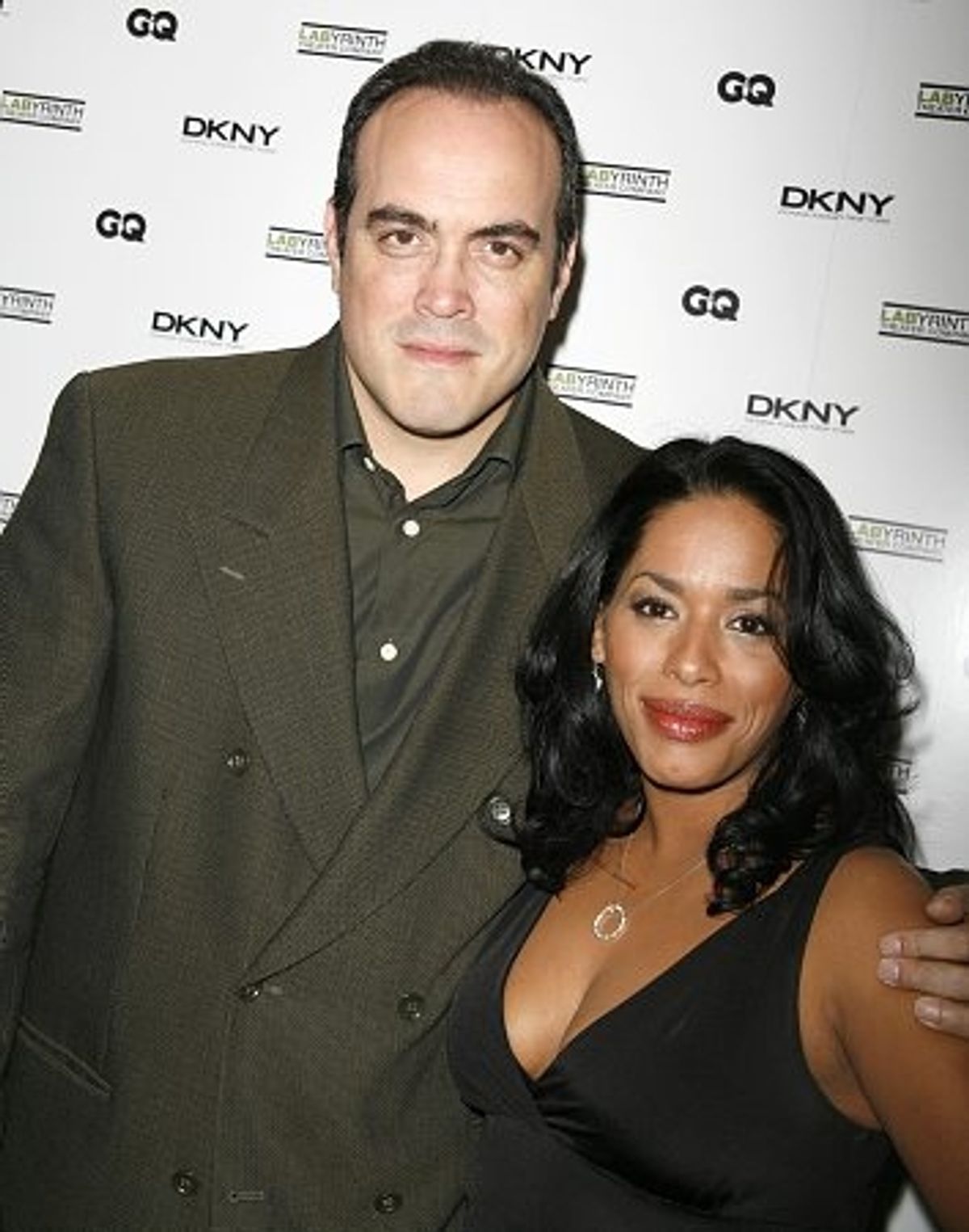 David Zayas and Liza Zayas at LAByrinth Theatre Celebrity Charades