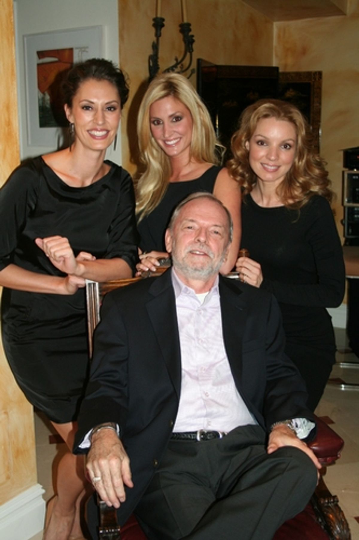 A perfect ending to a wonderful evening Sara Gettelfinger, Kelly Levesque, Joy Kabanuck and Ron Pobuda at An Intimate Salon BC/EFA Benefit