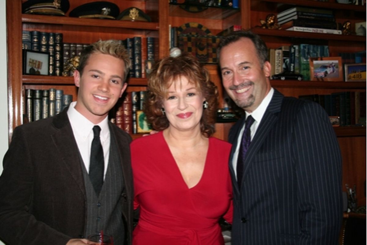 Blake Hayes, Joy Behar and Frank Conway at 