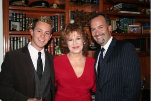 Blake Hayes, Joy Behar and Frank Conway Photo