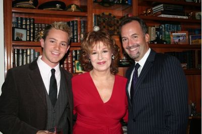 Blake Hayes, Joy Behar and Frank Conway Photo