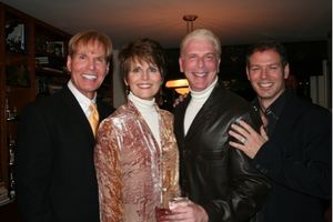 Chuck Steffan, Lucie Arnaz, Ron Abel and Kevin Spirtas Photo