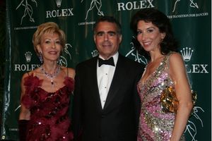 Anka K. Palitz, Allen Brill (President & CEO, Rolex Watch U.S.A., Inc.) and Fay Fendi Photo
