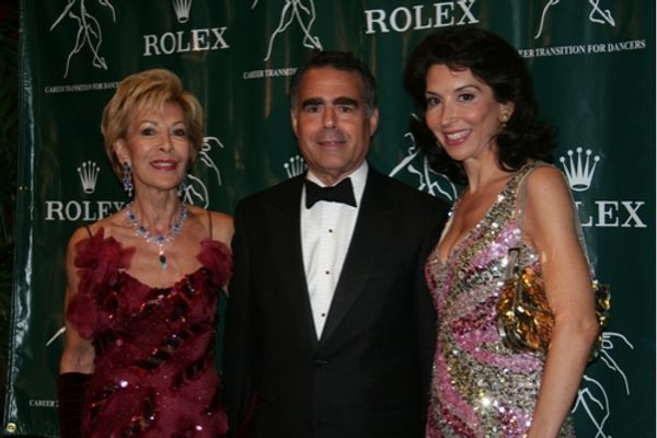 Anka K. Palitz, Allen Brill (President & CEO, Rolex Watch U.S.A., Inc.) and Fay Fendi Photo