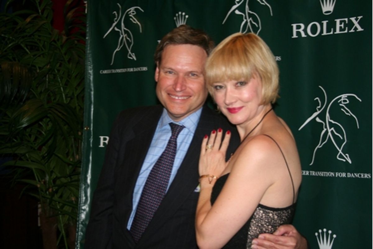 The Jerome Robbins Foundation Trustee Allen Greenberg (CTFD 2007 Award for Outstanding Contributions to the World of Dance) and Caitlin Carter (CTFD Board Member) at 