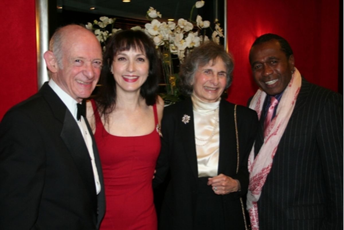 Lee Neuwirth, Bebe Neuwirth, Sydney Neuwirth and Ben Vereen at 