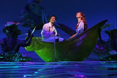 Sierra Boggess as Ariel and Sean Palmer as Prince Eric Photo