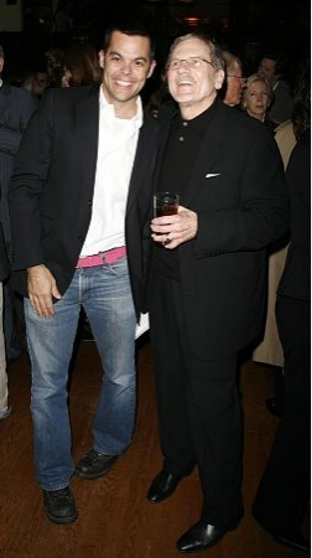 Adam Bock (Playwright) and Robert Foxworth at 