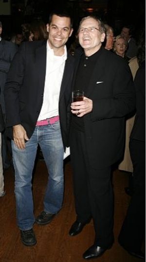 Adam Bock (Playwright) and Robert Foxworth Photo