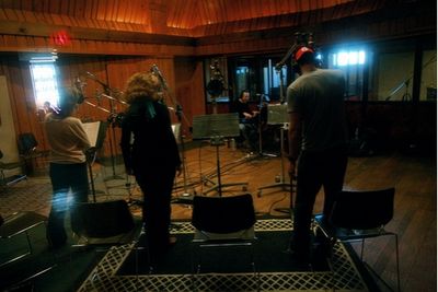 In the studio with Jackie Hoffman, Mary Testa and Cheyenne Jackson Photo