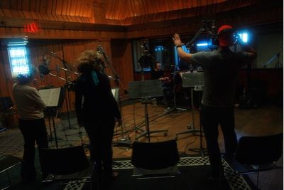 In the studio with Jackie Hoffman, Mary Testa and Cheyenne Jackson Photo