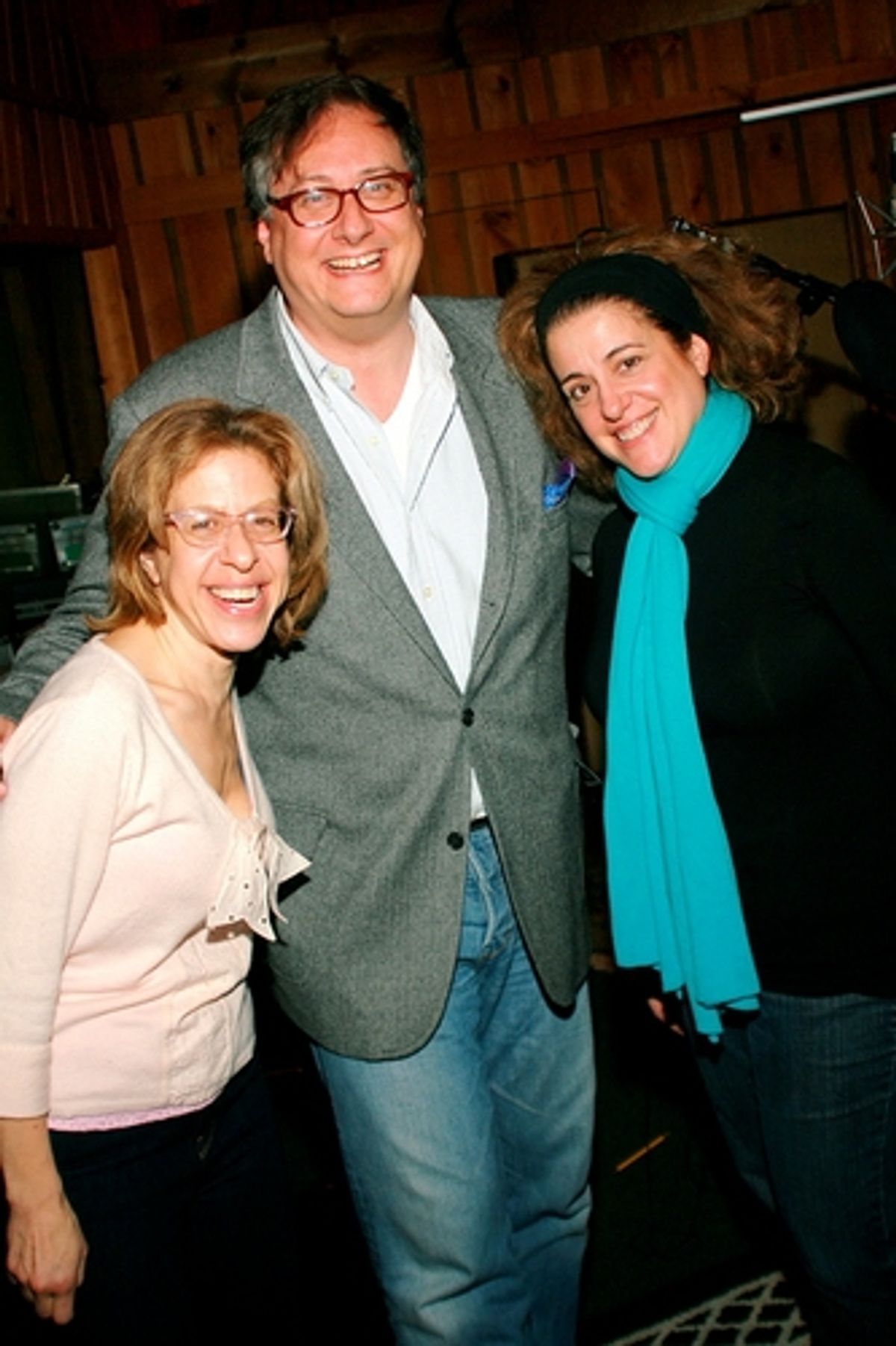 Jackie Hoffman, Douglas Carter Beane and Mary Testa at 