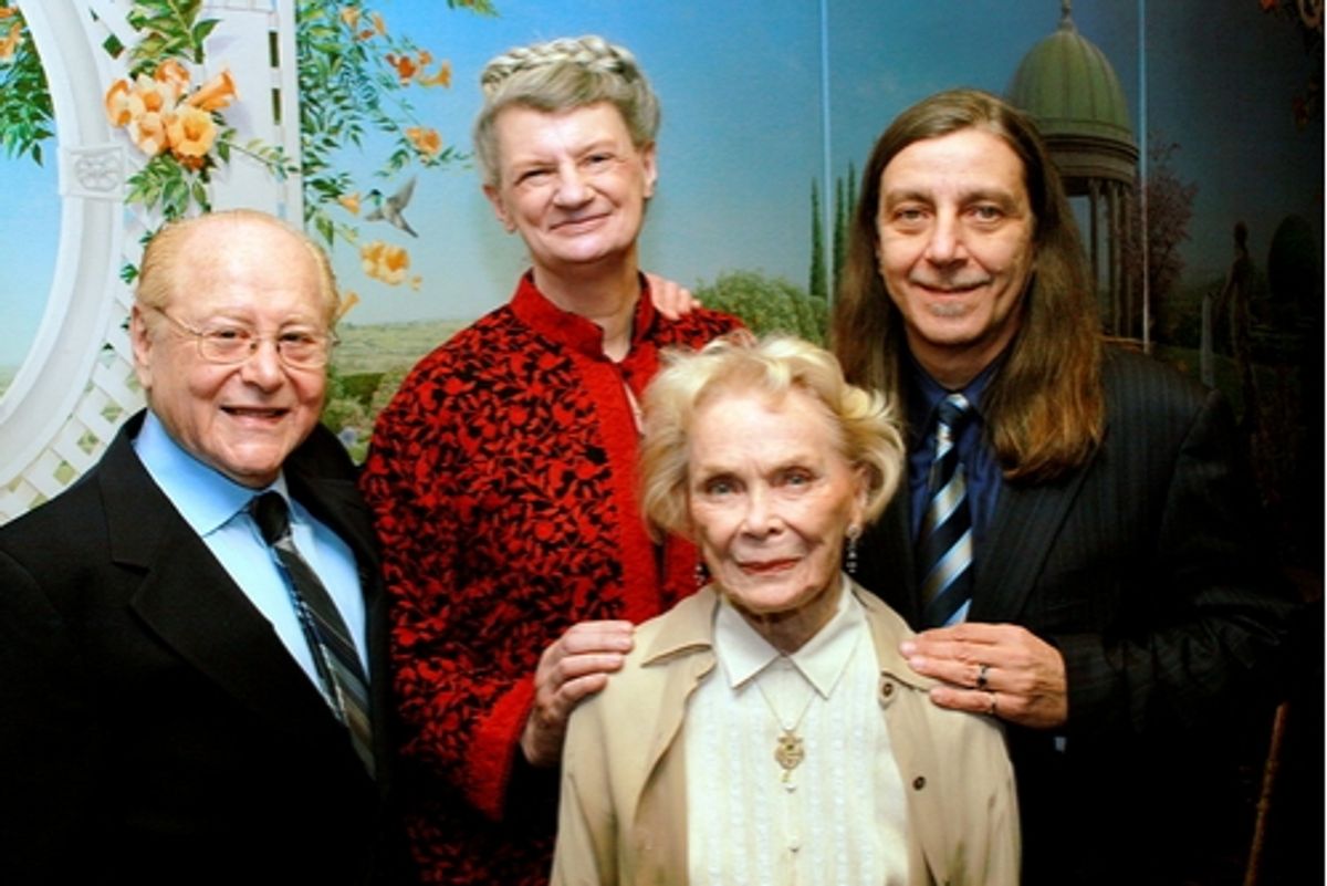 Award receipients: Seymour Press, Alyce Gilbert, Gemze De Lappe and Neil Mazzella at 