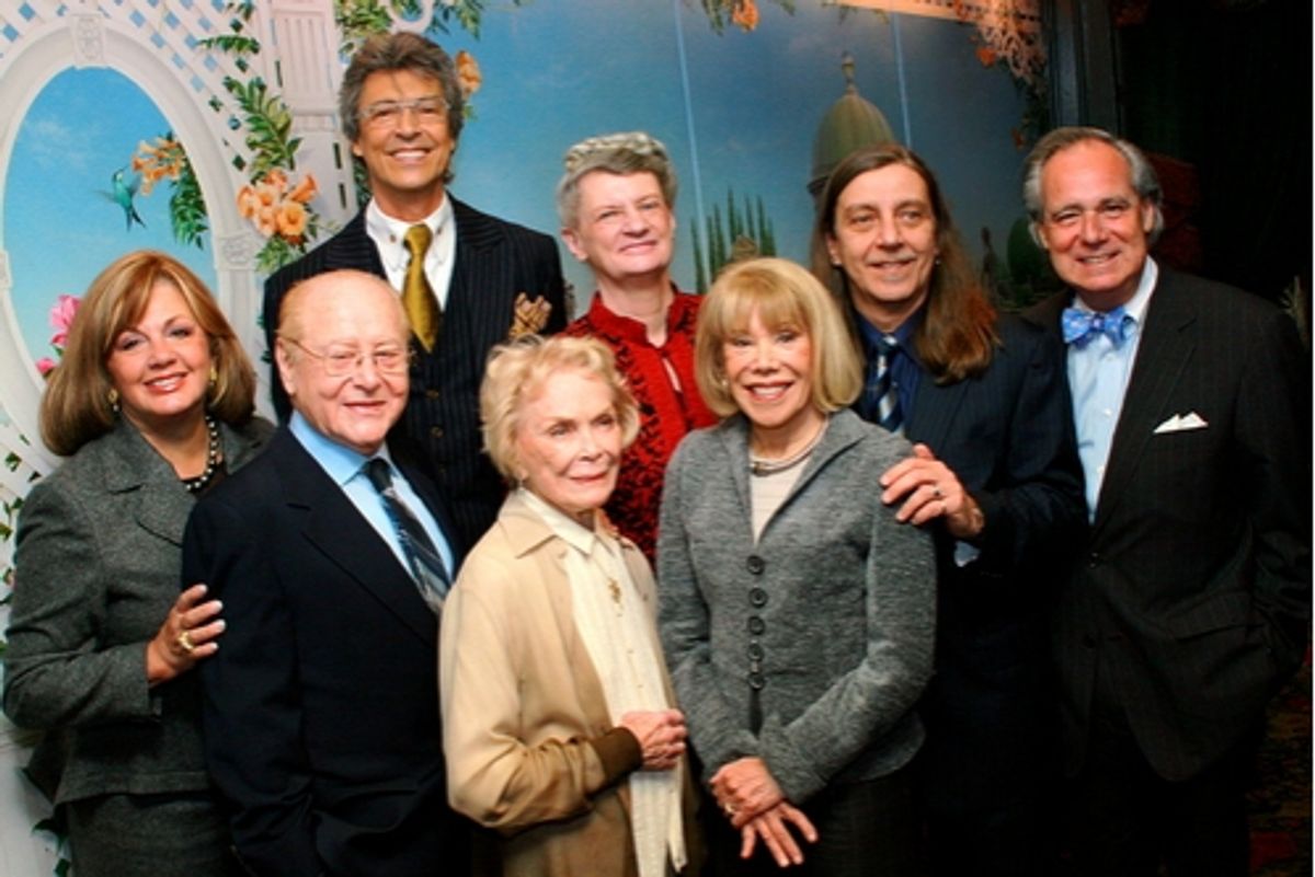 Charlotte St. Martin, Seymour Press, Gemze De Lappe, Sondra Gilman, Tommy Tune, Alyce Gilbert, Neil Mazzella and Doug Leeds at 