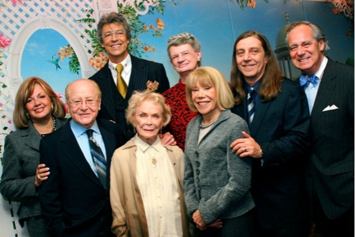 Charlotte St. Martin, Seymour Press, Gemze De Lappe, Sondra Gilman, Tommy Tune, Alyce Gilbert, Neil Mazzella and Doug Leeds at 