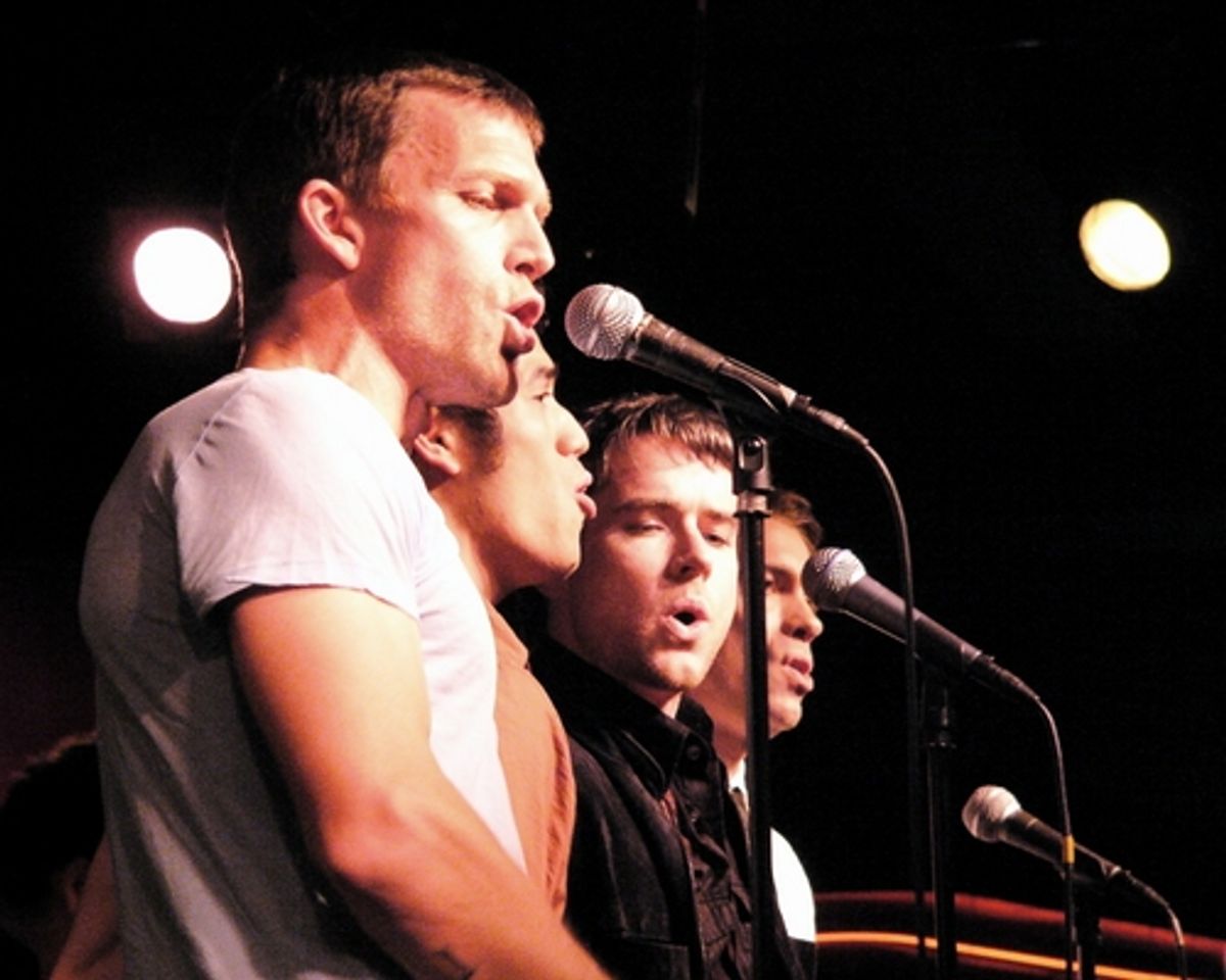 Jarrod Emick, Adam Jacobs, Christian Campbell and Dave Barrus at 