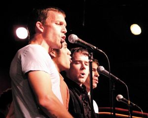 Jarrod Emick, Adam Jacobs, Christian Campbell and Dave Barrus Photo