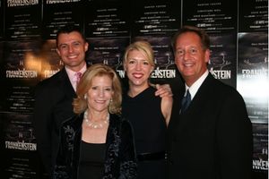 Bill Fennelley, Barbara Olcott, Kelly Devine (Choreographer) and Douglas C. Evans Photo