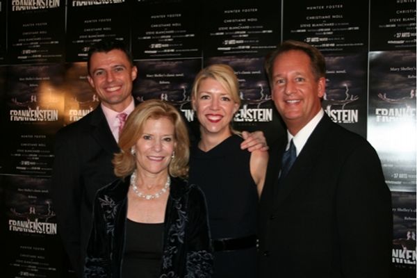 Bill Fennelley, Barbara Olcott, Kelly Devine (Choreographer) and Douglas C. Evans Photo