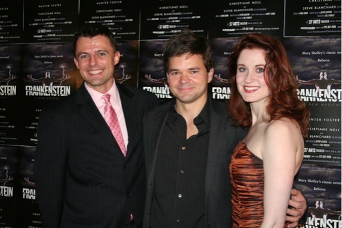 Bill Fennelley (Director), Hunter Foster and Christiane Noll at 
