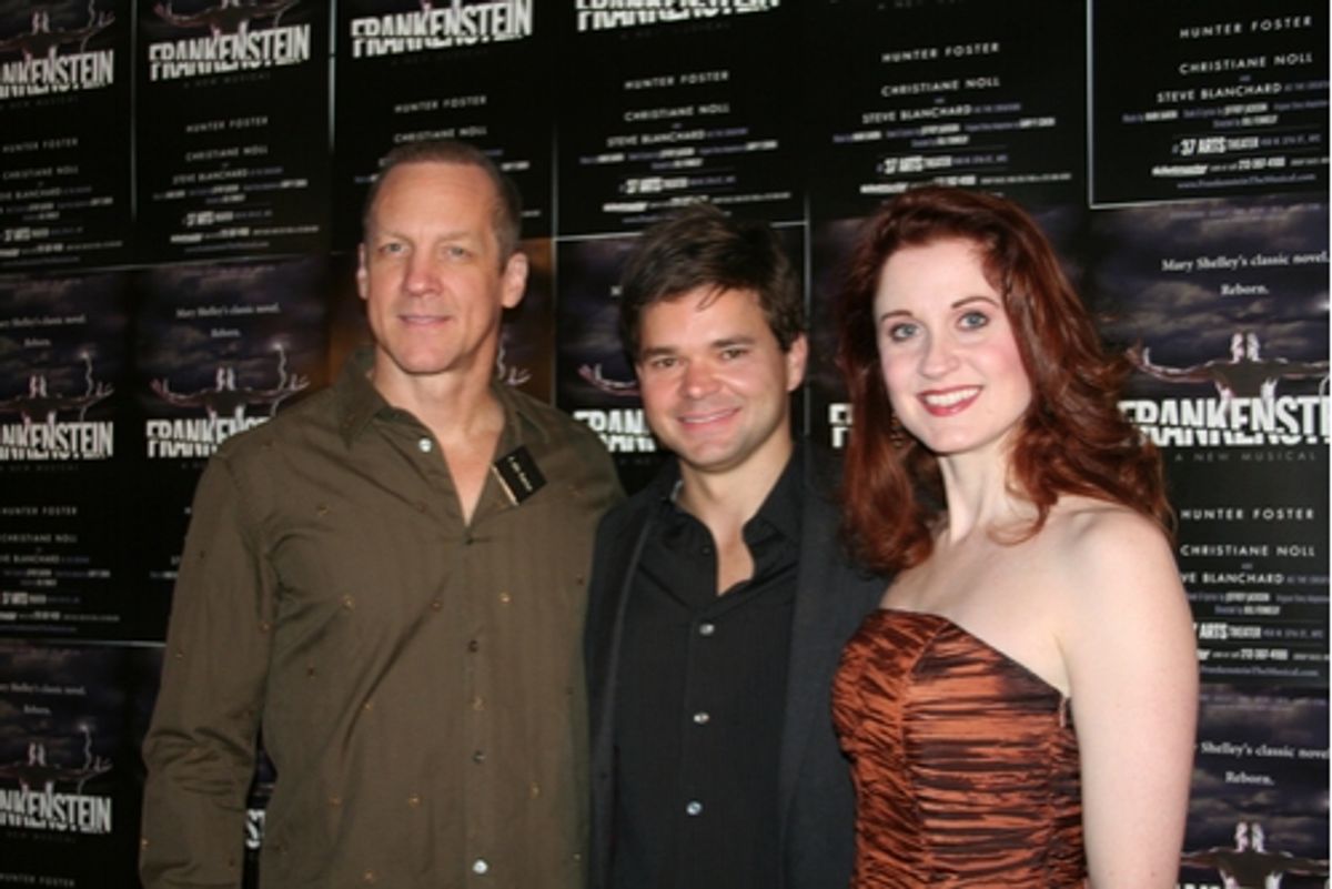 Steve Blanchard, Hunter Foster and Christiane Noll at 