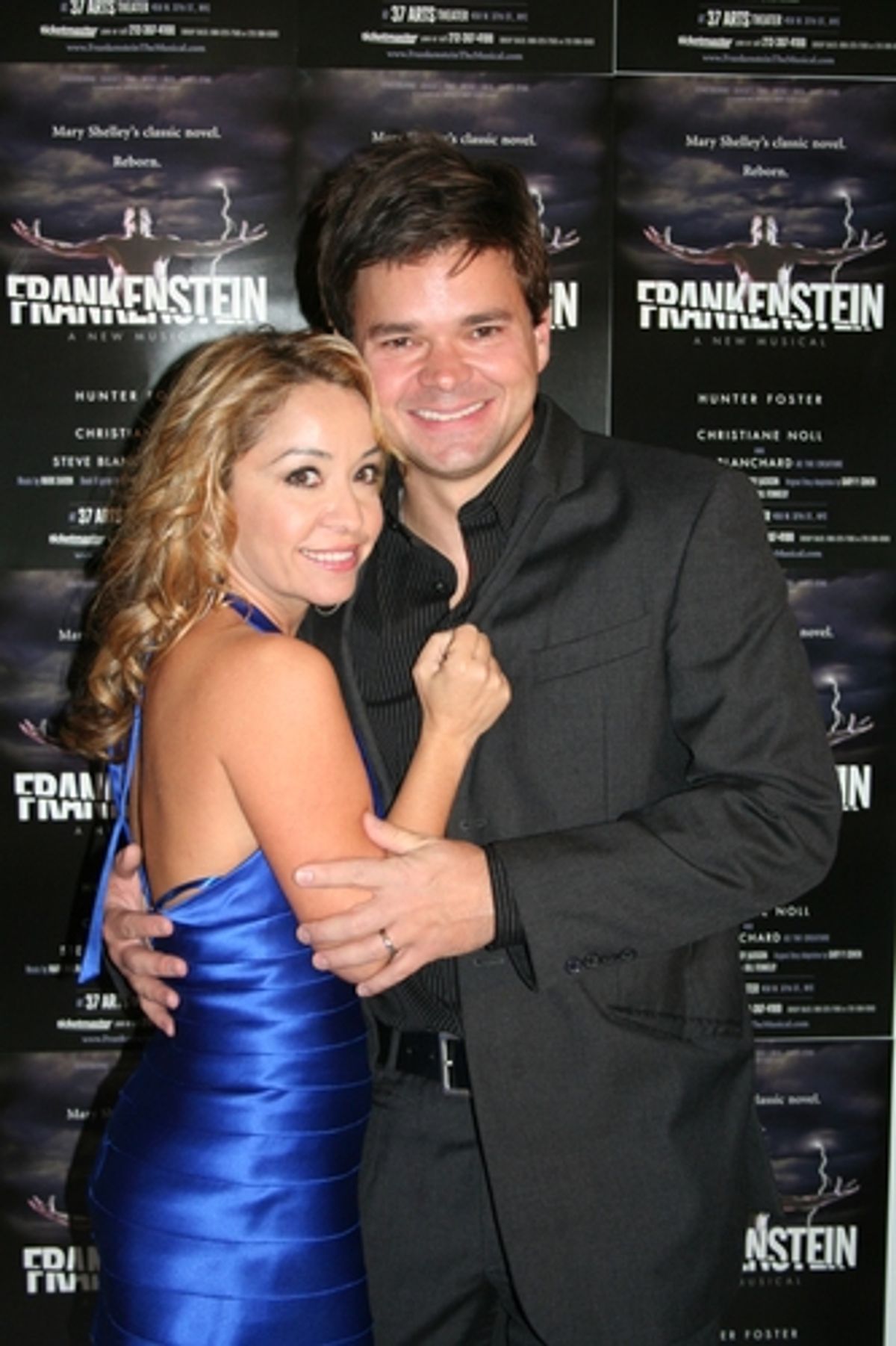 Jennifer Cody and Hunter Foster (Victor Frankenstein) at 