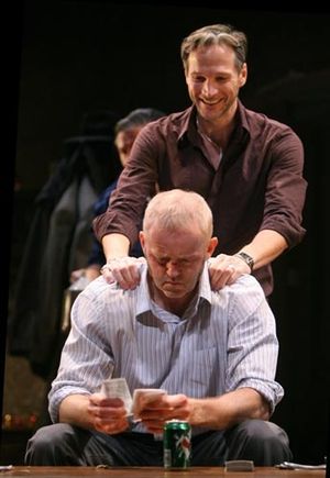 Sean Mahon and David Morse (seated) Photo