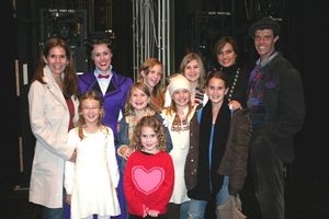 Mariska Hargitay with family and friends, enjoy a backstage visit with Megan Osterhaus and Gavin Lee @ BroadwayWorld Mariska Hargitay with family and friends, enjoy a backstage visit with Megan Osterhau Photo