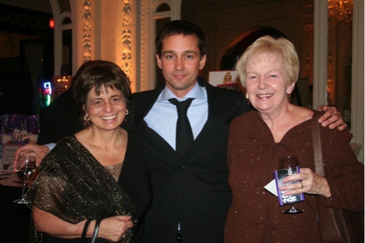 Stephanie Carlson, Robert Ahrens and Helen Ahrens at 
