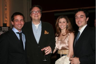 Robert Aherns, Douglas Carter Beane, Tara Smith and Brian Swibel Photo