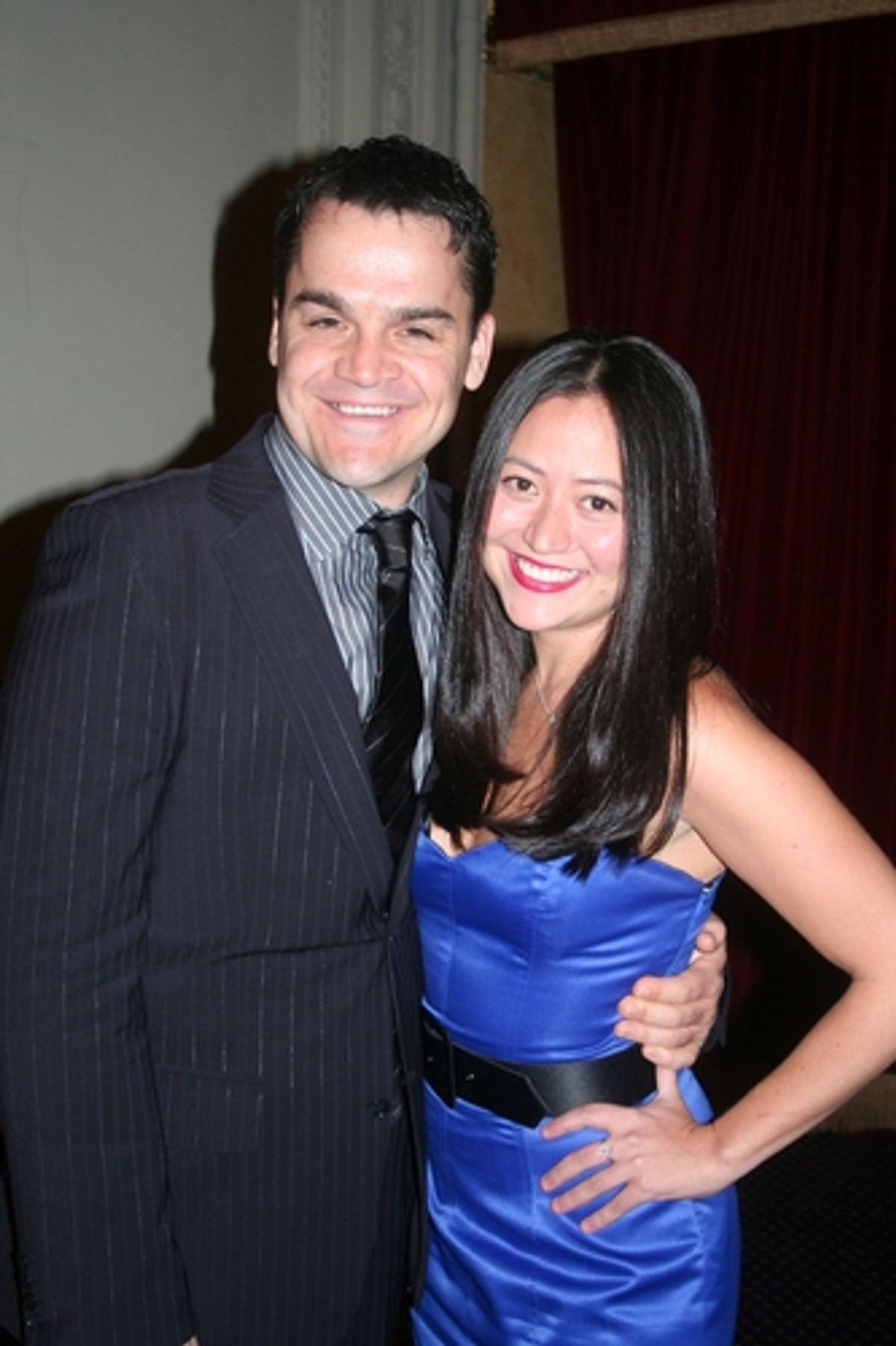 Kris Stewart and Playwright Marissa Kamin (Fabulous Life of a Size Zero) at 