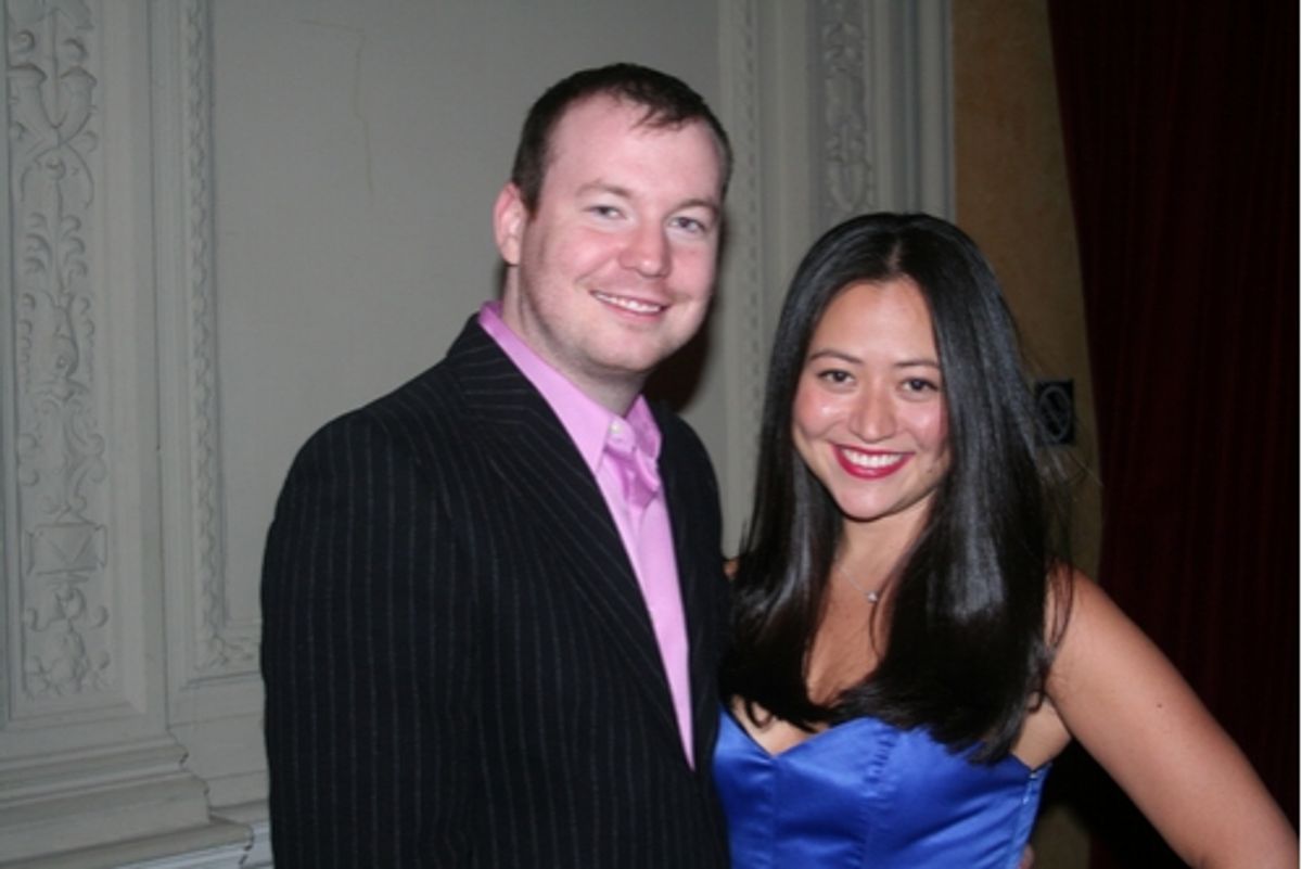 Shane Marshall Brown (Springer Associates PR) and Marissa Kamin at 