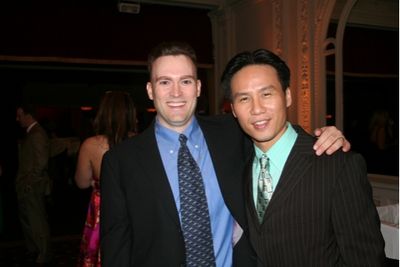 Casey Bozeman (Principal Investor NYMF The Yellow Wood) and B.D. Wong Photo