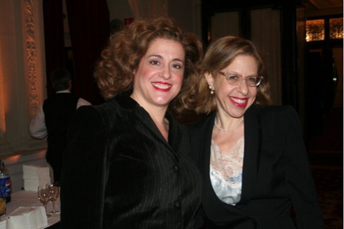 Mary Testa and Jackie Hoffman at NYMF Awards Gala
